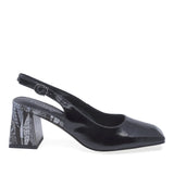 Pantofi dama eleganti Feeling piele lacuita D26-513-02 negru