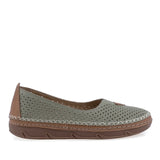 Pantofi dama casual Anna Viotti piele naturla D27-533 verde