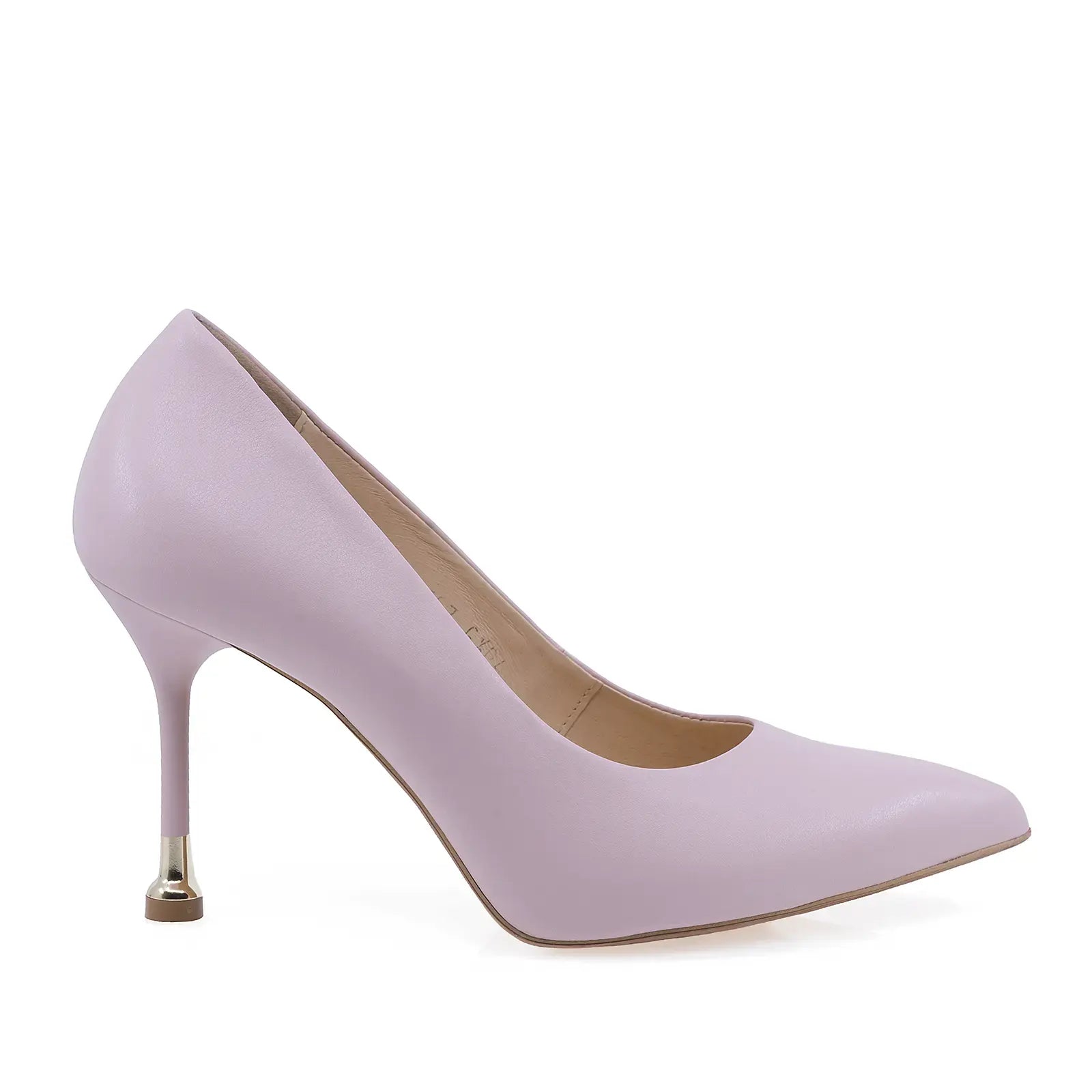 Pantofi dama eleganti Anna Viotti piele naturala D3167 roz