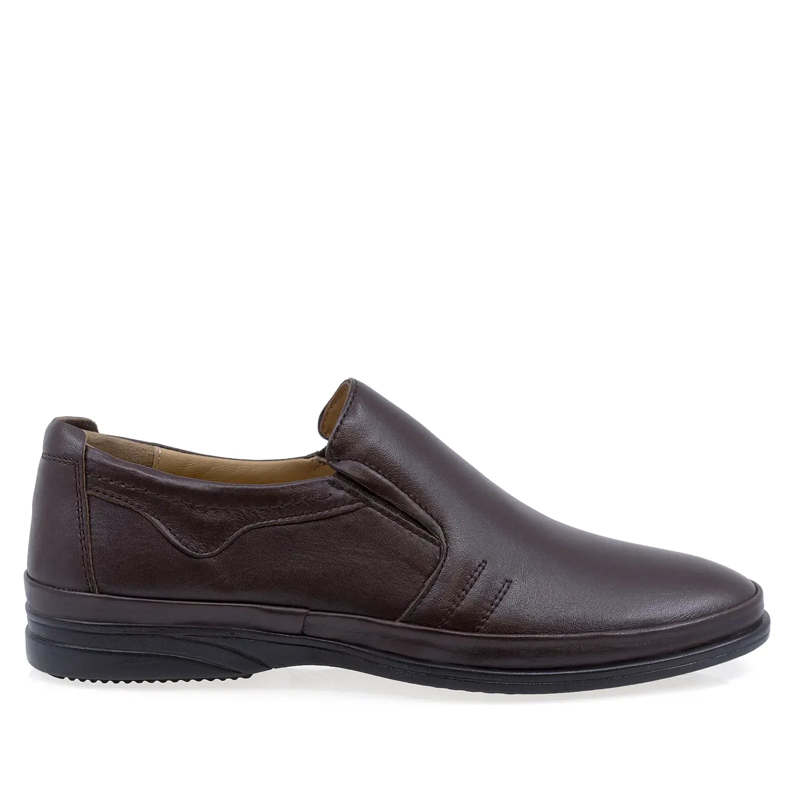 Pantofi barbati casual Goretti piele naturala B28-651 maro
