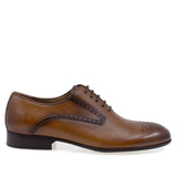 Pantofi barbati eleganti Goretti piele naturala B32703 coniac