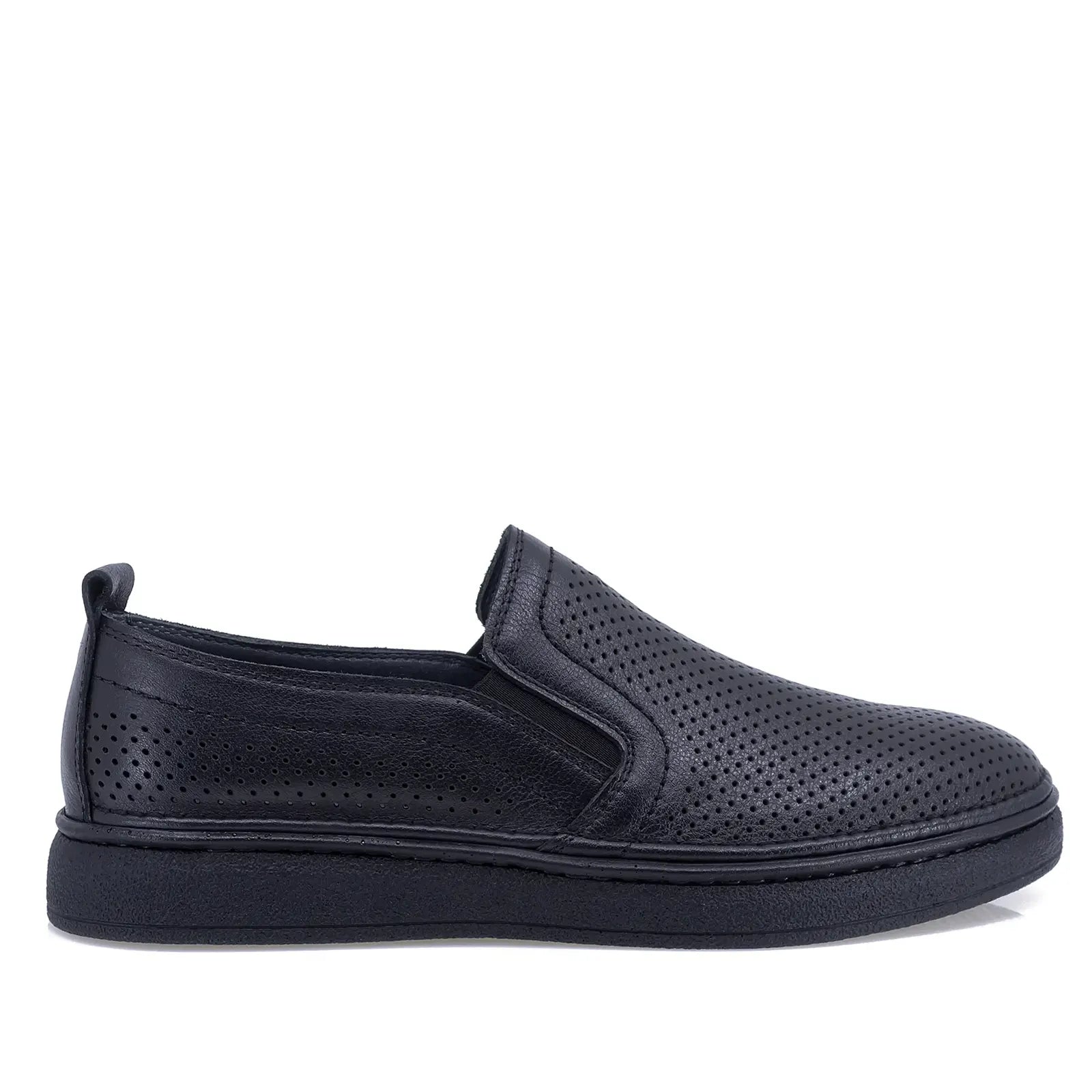 Pantofi barbati casual Goretti piele naturala B69-320 negru