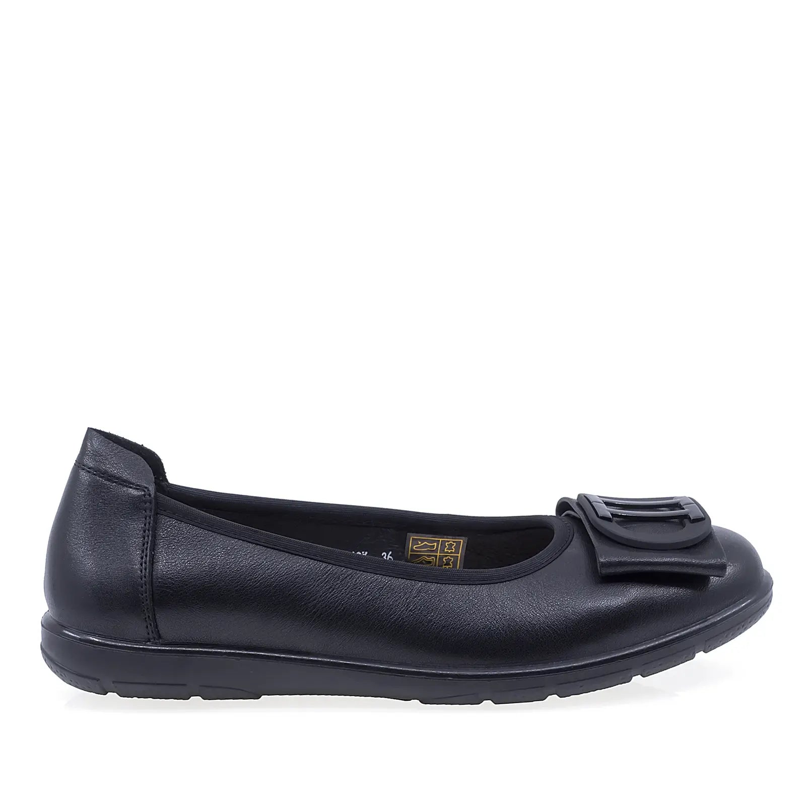 Pantofi Dama Casual Anna Viotti Piele naturala D111-80811 negru