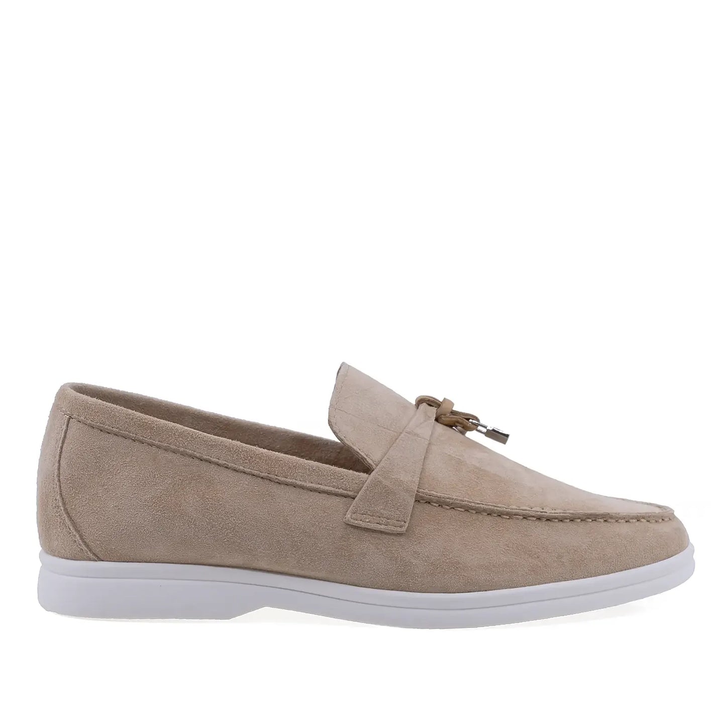 Pantofi Dama Casual Anna Viotti Piele intoarsa D102-LORO-D7 bej