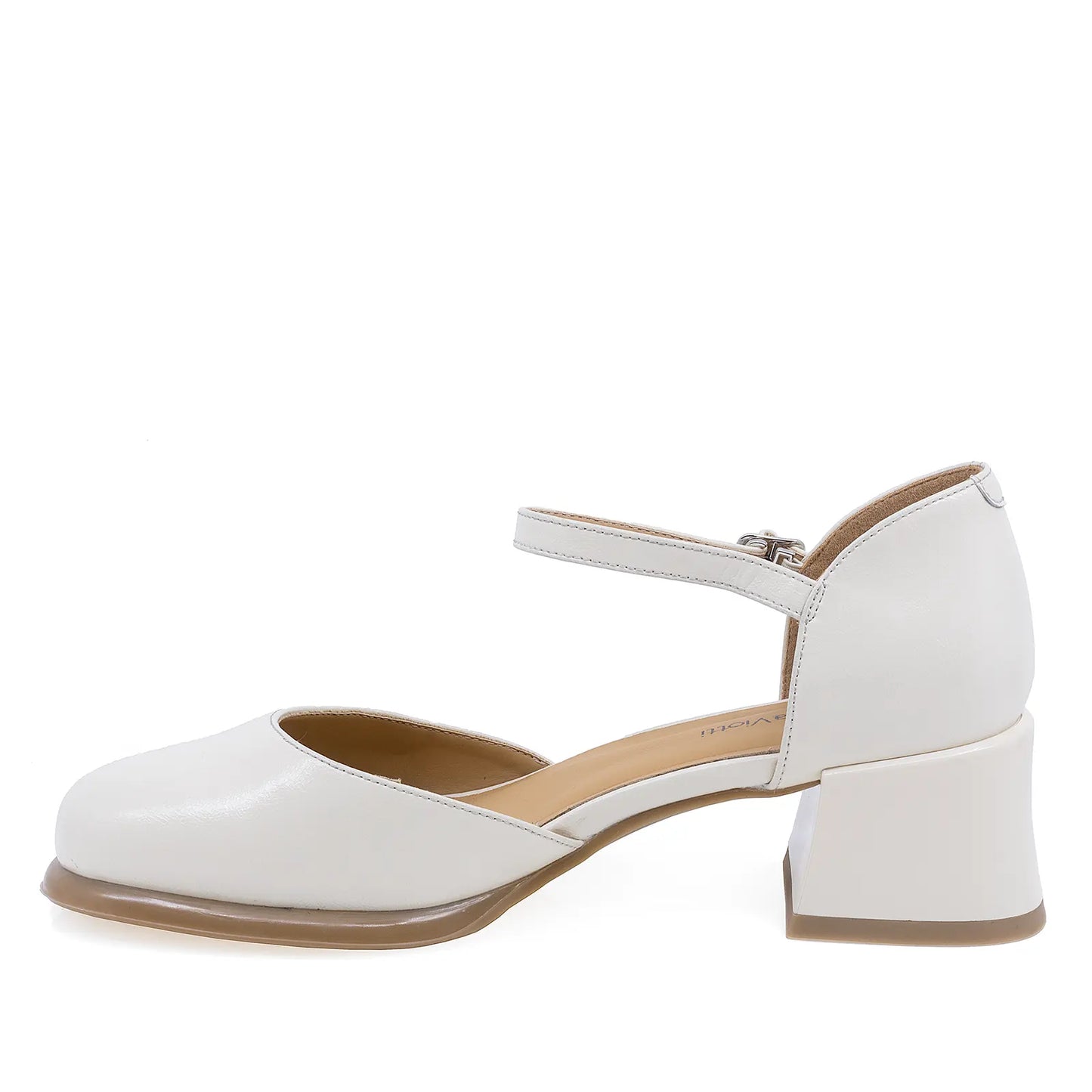 Pantofi dama eleganti Anna Viotti piele naturala D105-B158L-282-YT09 bej