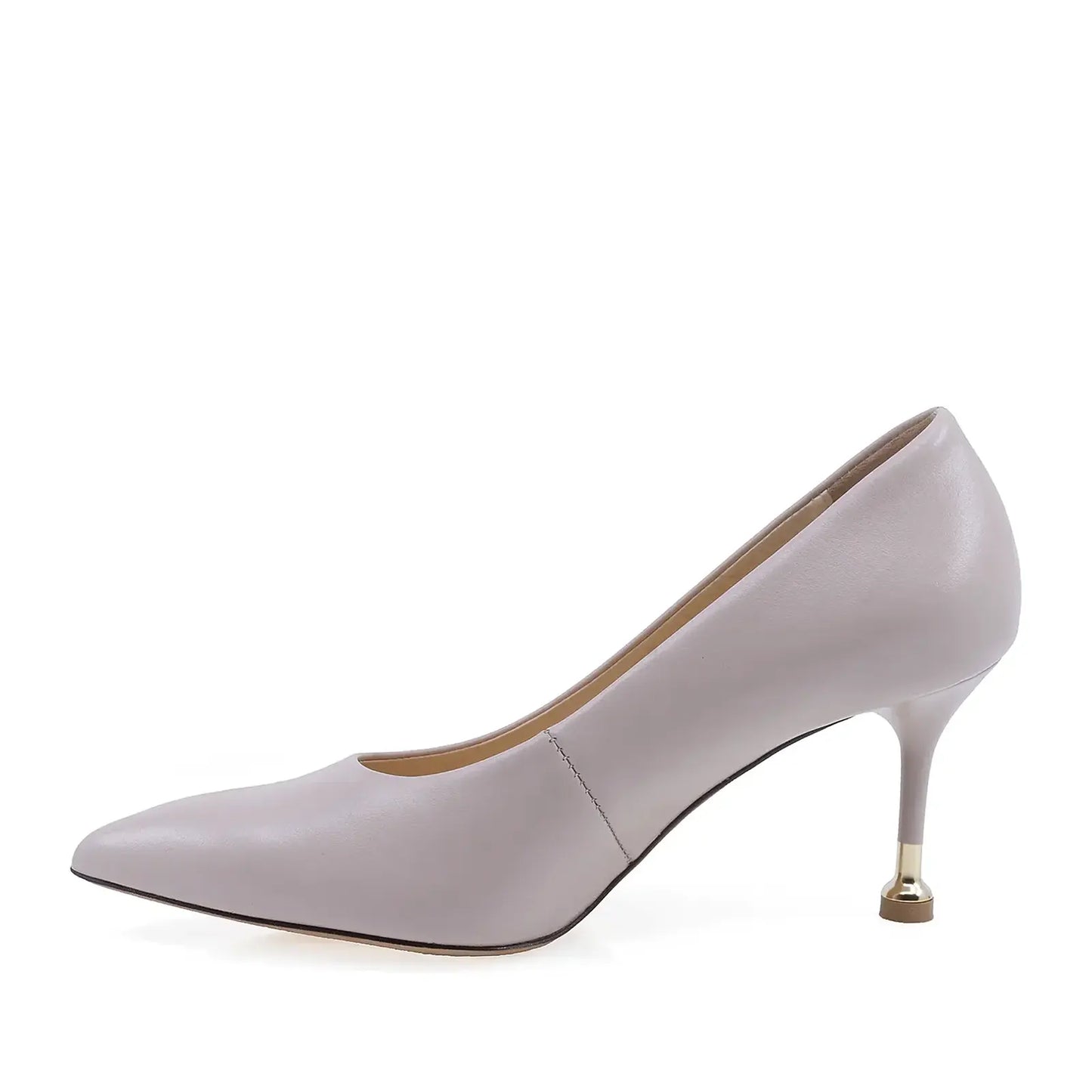 Pantofi dama eleganti Anna Viotti piele naturala D3239 ecru