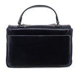 Geantă damă Anna Viotti piele naturala lucioasa CS6669A002 neagra