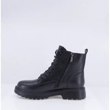 Ghete dama casual Anna Viotti piele naturala D111-3E18563-1 negre