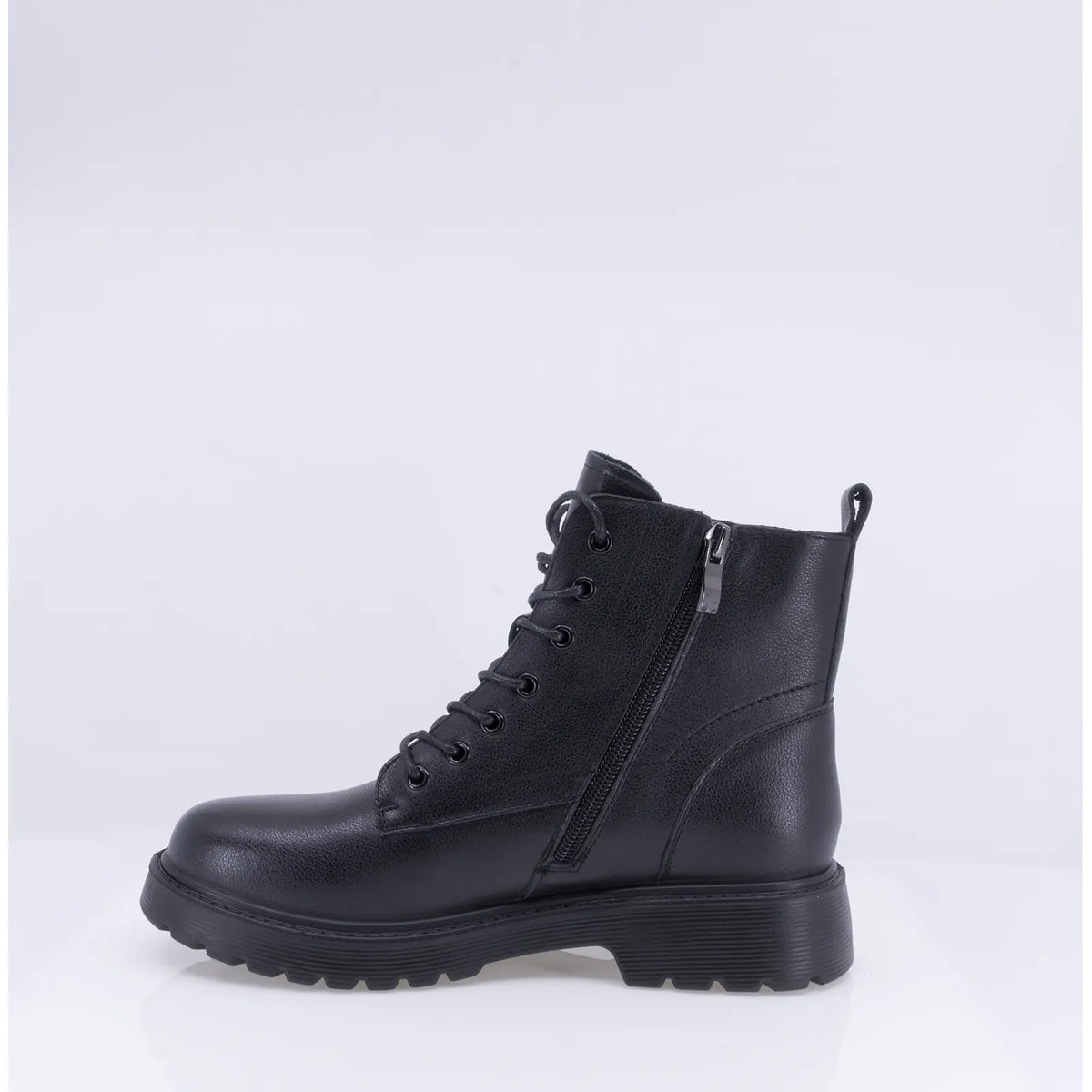 Ghete dama casual Anna Viotti piele naturala D111-3E18563-1 negre