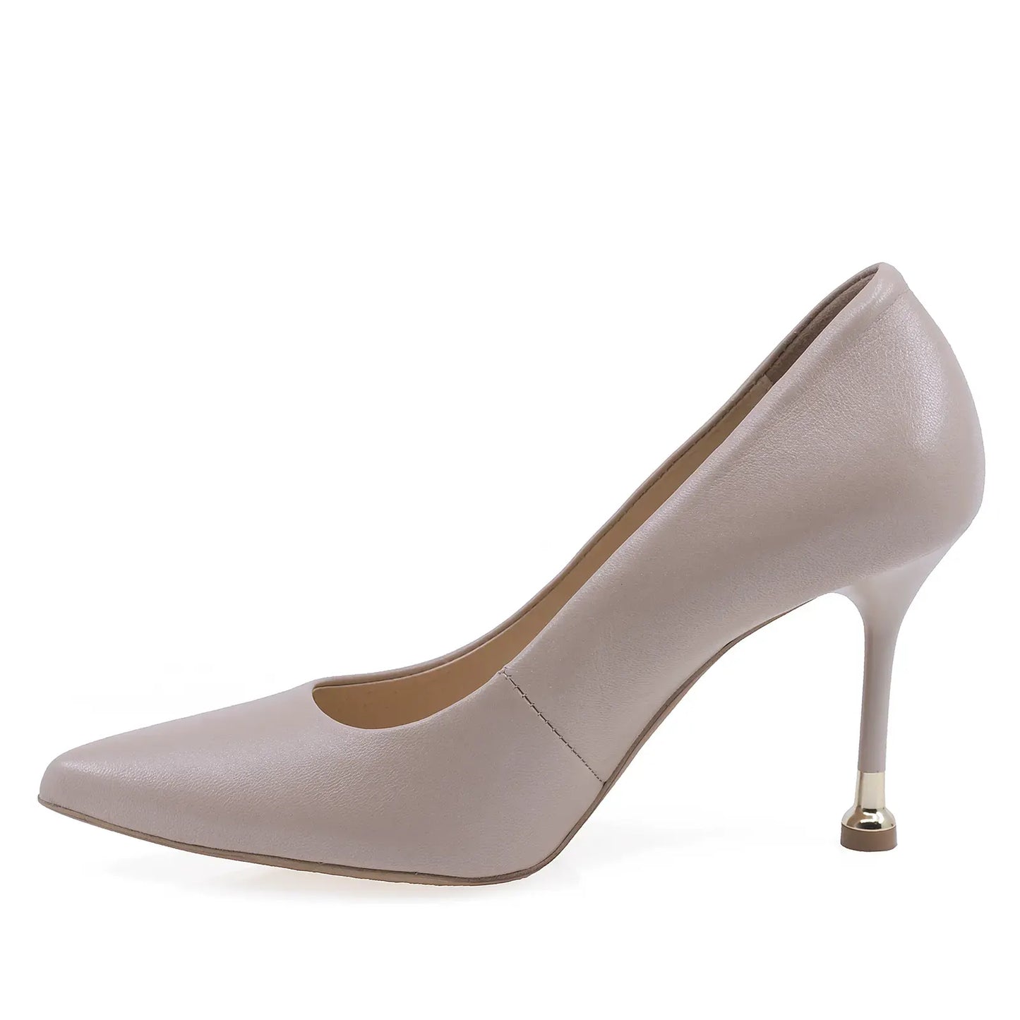 Pantofi dama eleganti Anna Viotti piele naturala D3167 bej