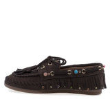 Pantofi Dama Casual Anna Viotti Piele intoarsa D116-2657-11R maro