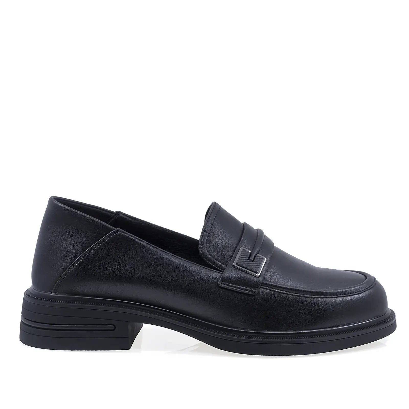 Pantofi Dama Casual Anna Viotti Piele Naturala D106-F10727-C7550 Negru