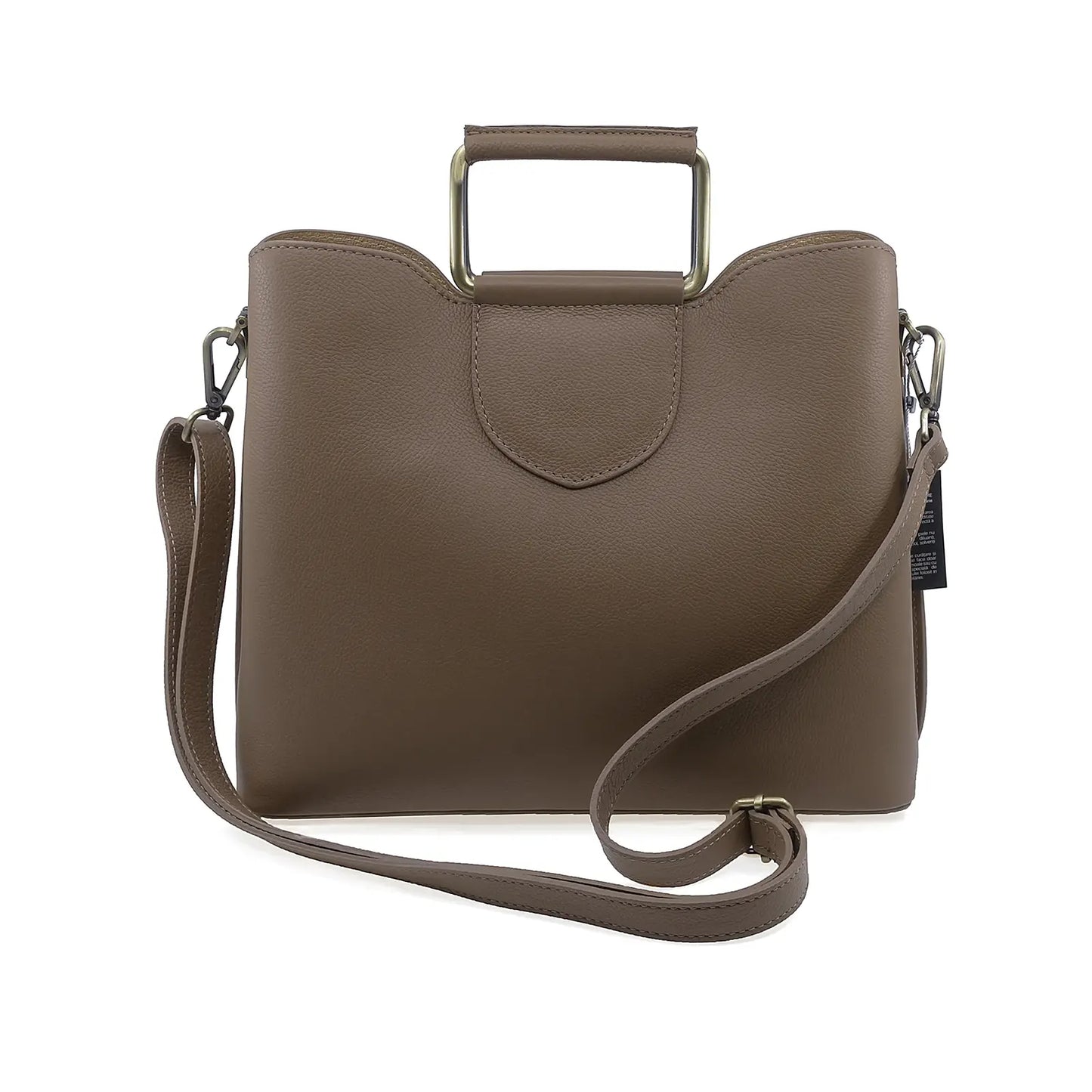 Geantă damă Serenia piele naturala Evelyn024 taupe