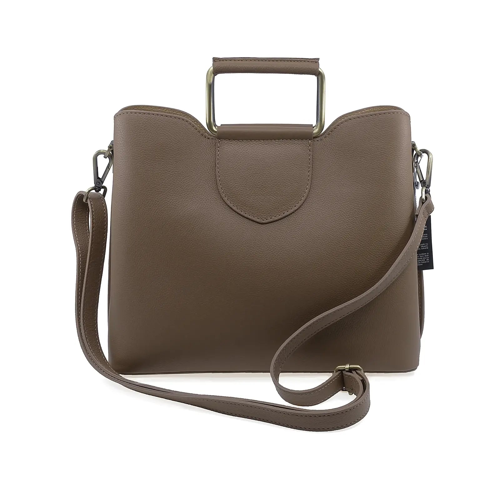 Geantă damă Serenia piele naturala Evelyn024 taupe