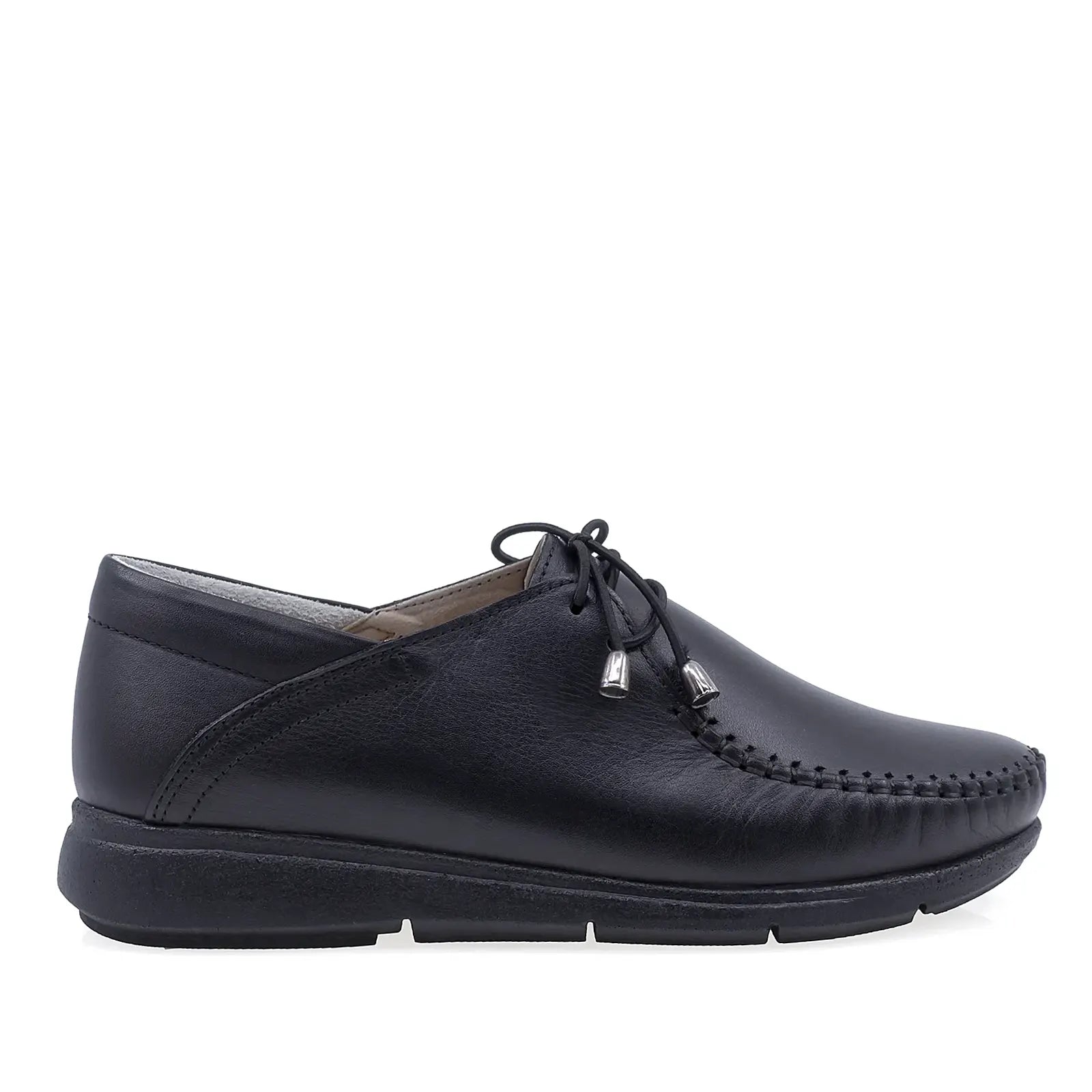 Pantofi Dama Casual Anna Viotti Piele naturala D25-42064 Negru