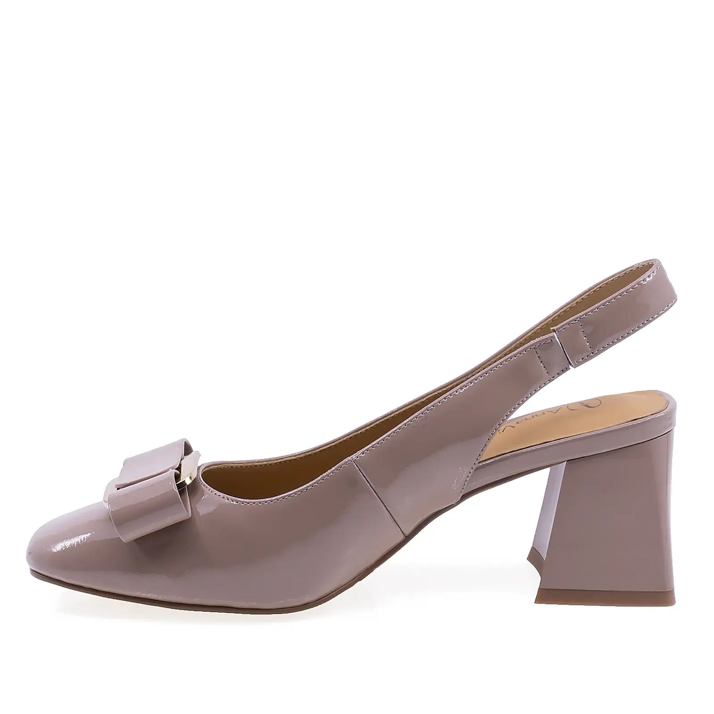 Pantofi dama eleganti Anna Viotti piele lacuita D105-5533-161L roz
