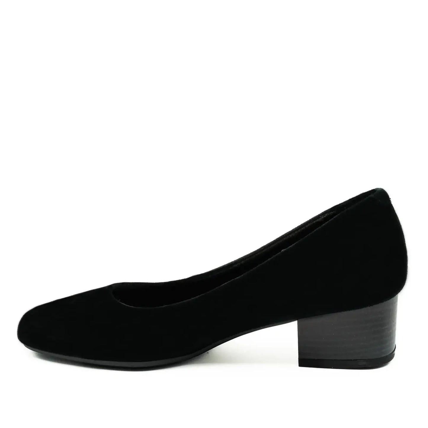 Pantofi dama casual Anna Viotti piele intoarsa D34-24100 negru - Goretti - Incaltaminte din piele naturala