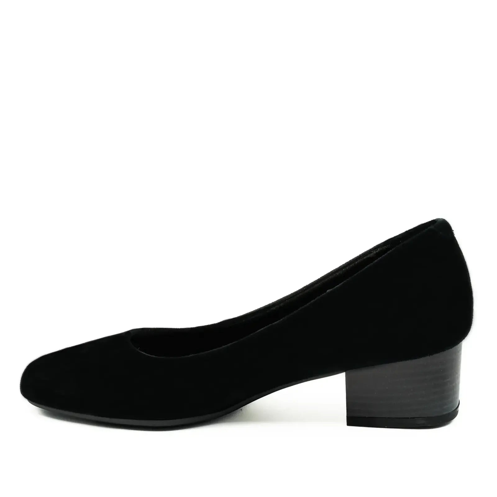 Pantofi dama casual Anna Viotti piele intoarsa D34-24100 negru - Goretti - Incaltaminte din piele naturala