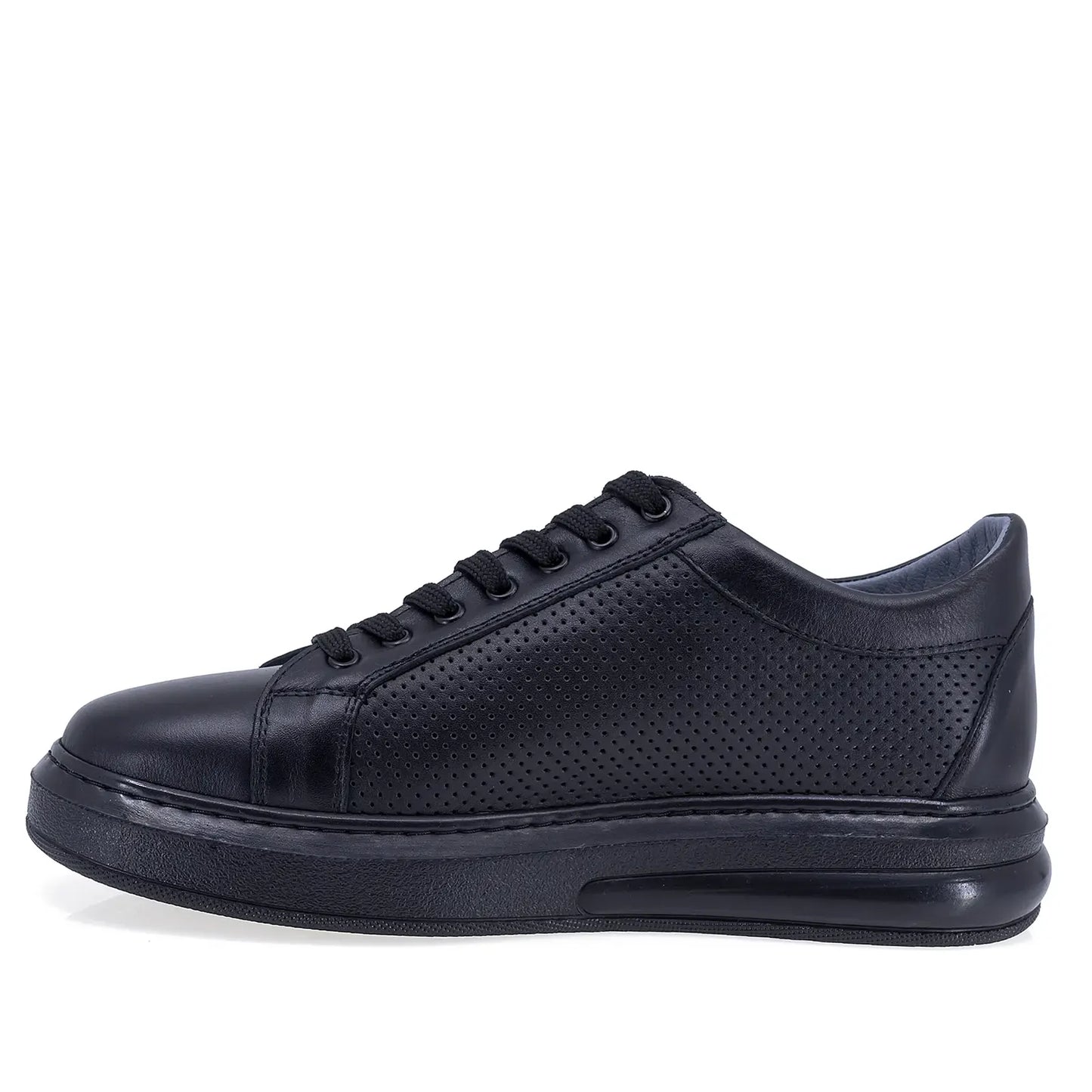 Pantofi barbati casual Goretti piele naturala B16-1451 negru