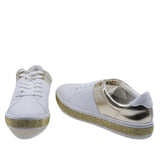 Pantofi dama sport Angela Thompson poliuretan Angelat alb/auriu
