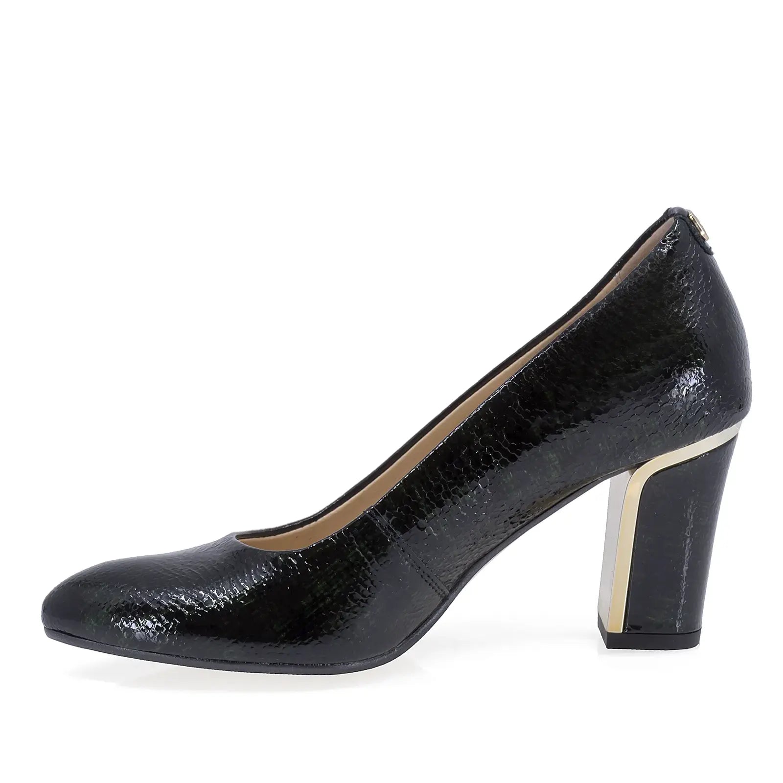 Pantofi dama eleganti Anna Viotti piele lacuita D63-1198Z-208 negru