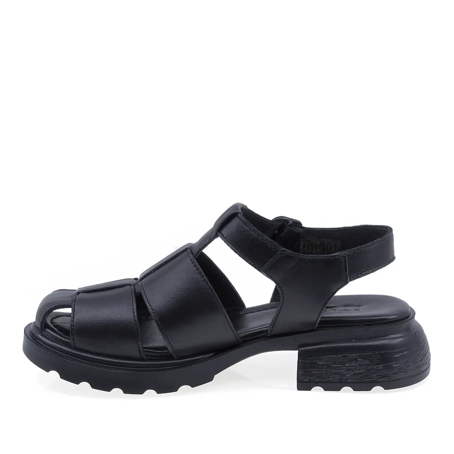 Sandale dama casual Anna Viotti piele naturala D22-S494 negre