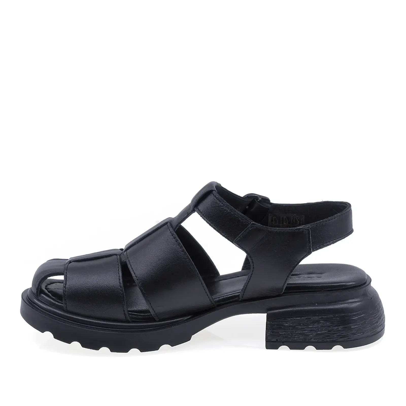 Sandale dama casual Anna Viotti piele naturala D22-S494 negre