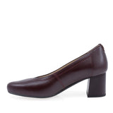 Pantofi dama eleganti Anna Viotti piele naturala D63-1162 bordo