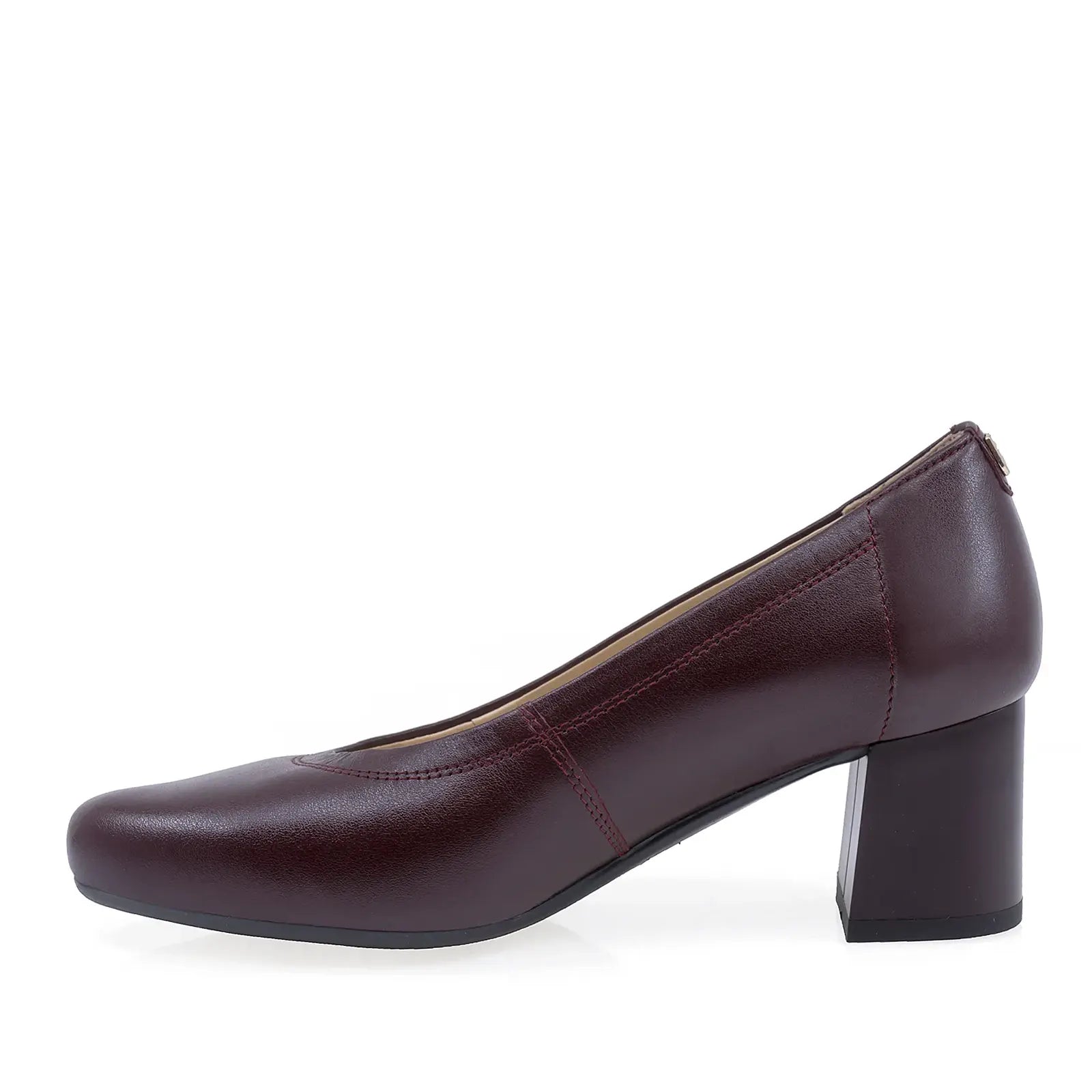 Pantofi dama eleganti Anna Viotti piele naturala D63-1162 bordo