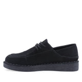 Pantofi dama casual Anna Viotti piele intoarsa D111-S5279 negri