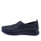 Pantofi Dama Casual Anna Viotti Piele naturala D43-83 bleumarin