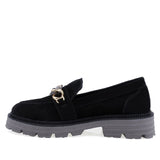Pantofi Dama Casual Anna Viotti Piele intoarsa D12-484 negru