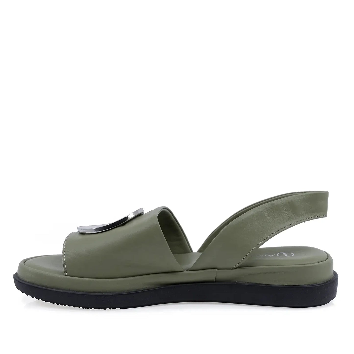 Sandale dama casual Anna Viotti piele naturala D30-217 verzi