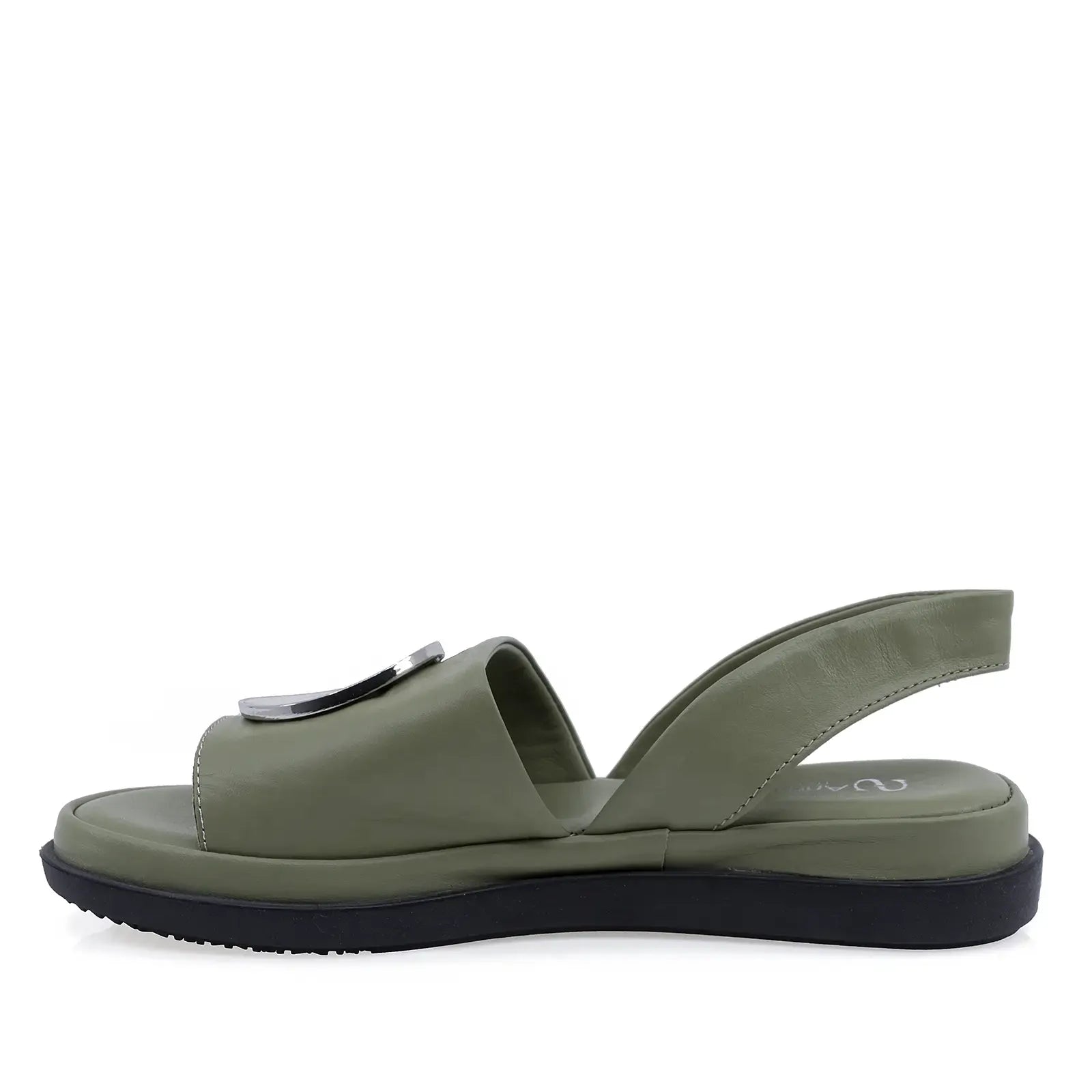 Sandale dama casual Anna Viotti piele naturala D30-217 verzi