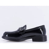 Pantofi dama casual Anna Viotti piele lacuita D111-6193 negri