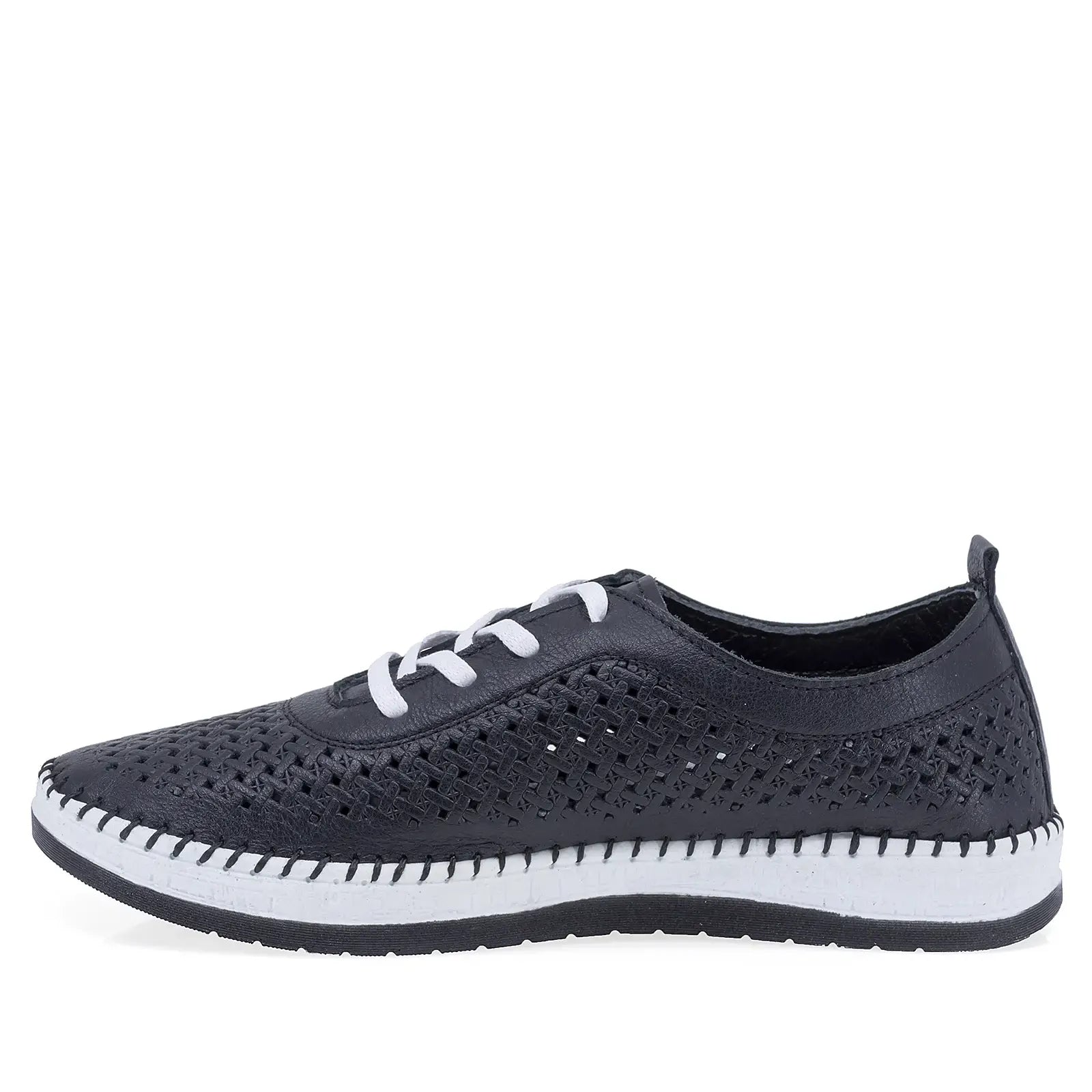 Pantofi Dama Casual Anna Viotti Piele naturala D74-405 negru