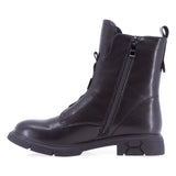 Ghete dama casual Sole piele naturala 04 maro