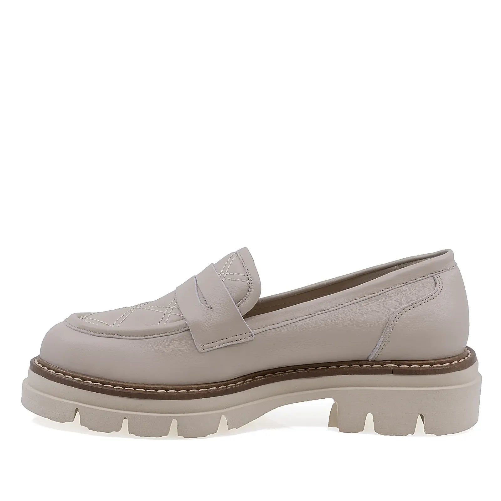 Pantofi Dama Casual Anna Viotti Piele naturala D12-377 bej