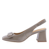 Pantofi dama eleganti Anna Viotti piele lacuita D105-5533-161 bej