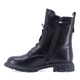 Ghete dama casual Sole piele naturala 03 negre