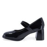 Pantofi dama eleganti Feeling piele lacuita D91295 negru
