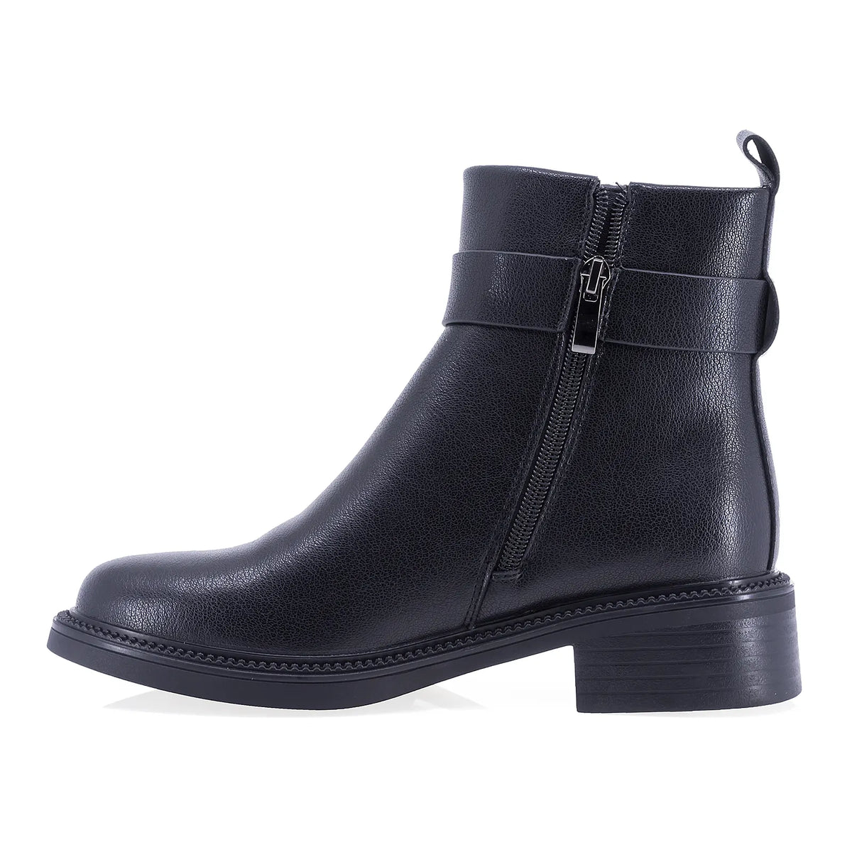 Ghete dama casual Sole piele naturala 09 negre