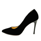 Pantofi dama eleganti Kordel piele intoarsa D1242 negru