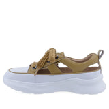 Pantofi dama casual Anna Viotti piele naturala D106-20 galben