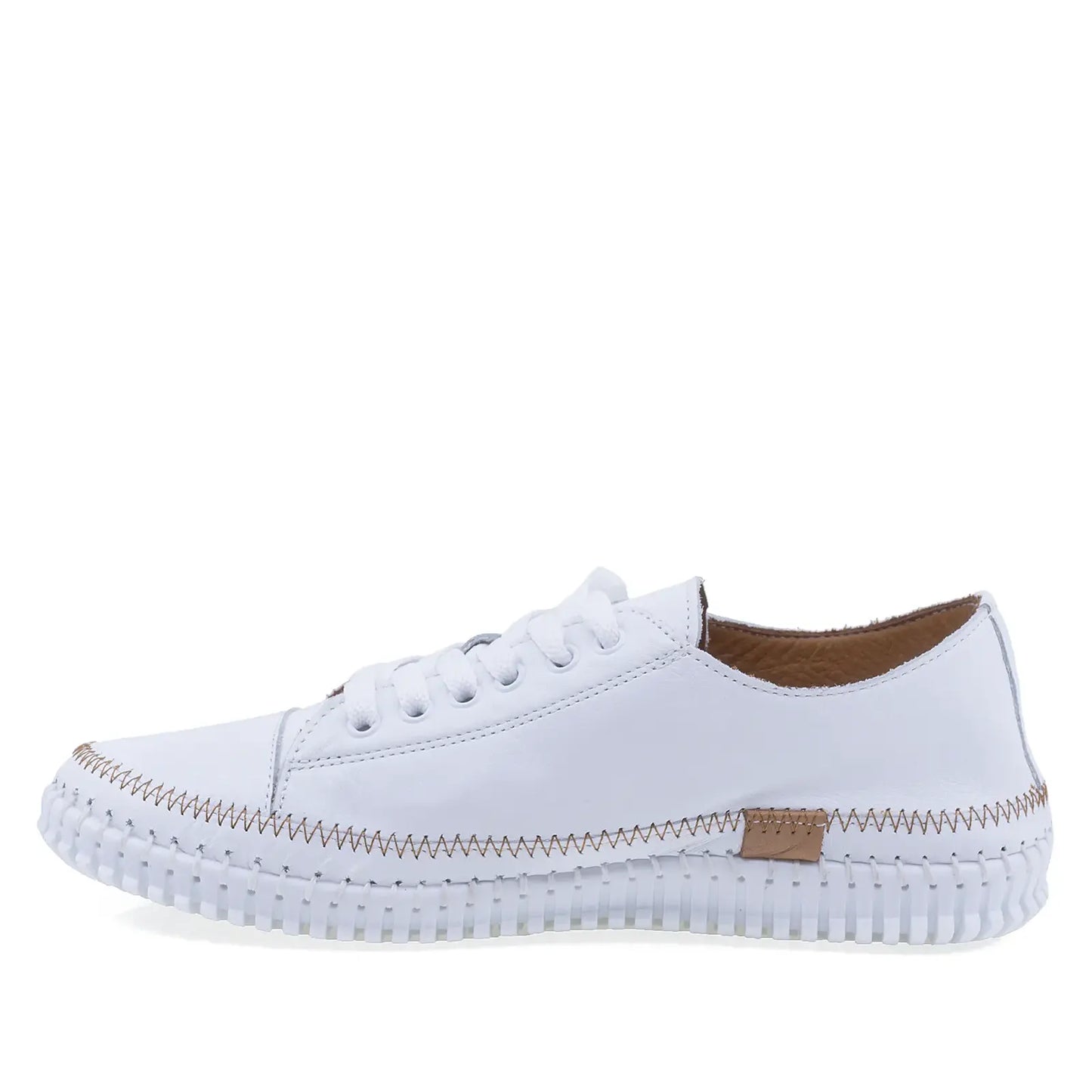Pantofi Dama Casual Anna Viotti Piele naturala D76-409 alb