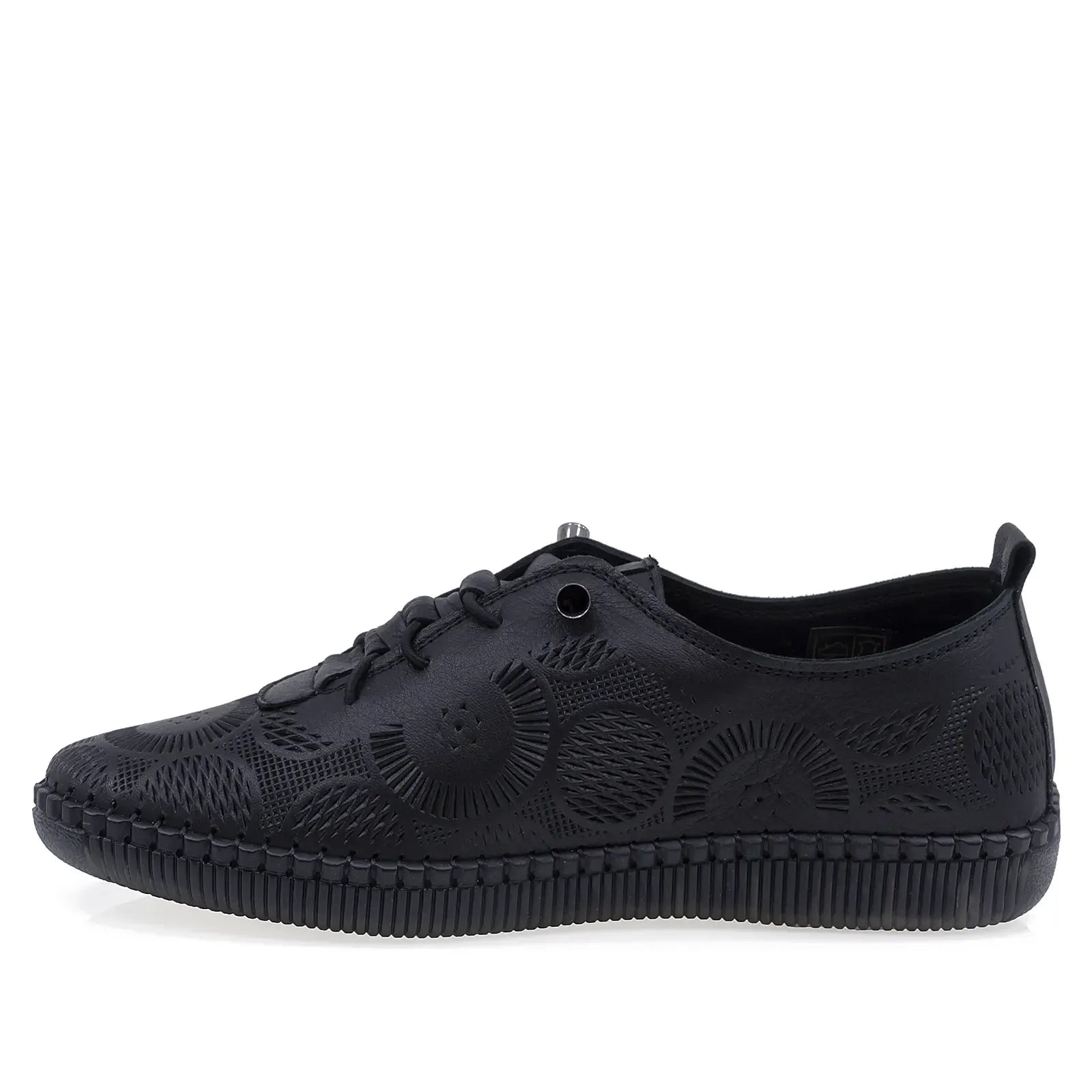 Pantofi Dama Casual Anna Viotti Piele naturala D43-01 negru