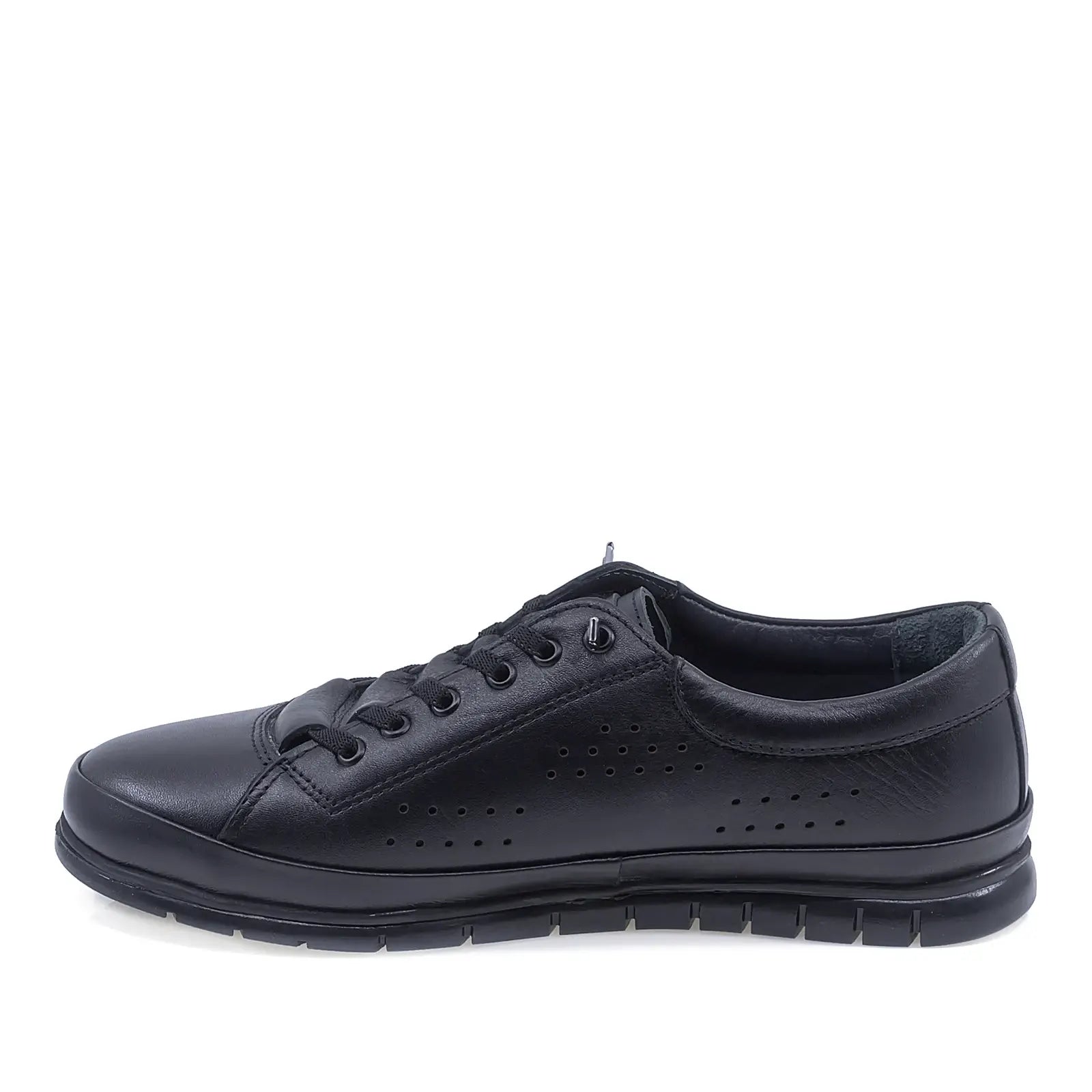 PANTOFI BARBATI CASUAL GORETTI DIN PIELE NATURALA B24-492 negri