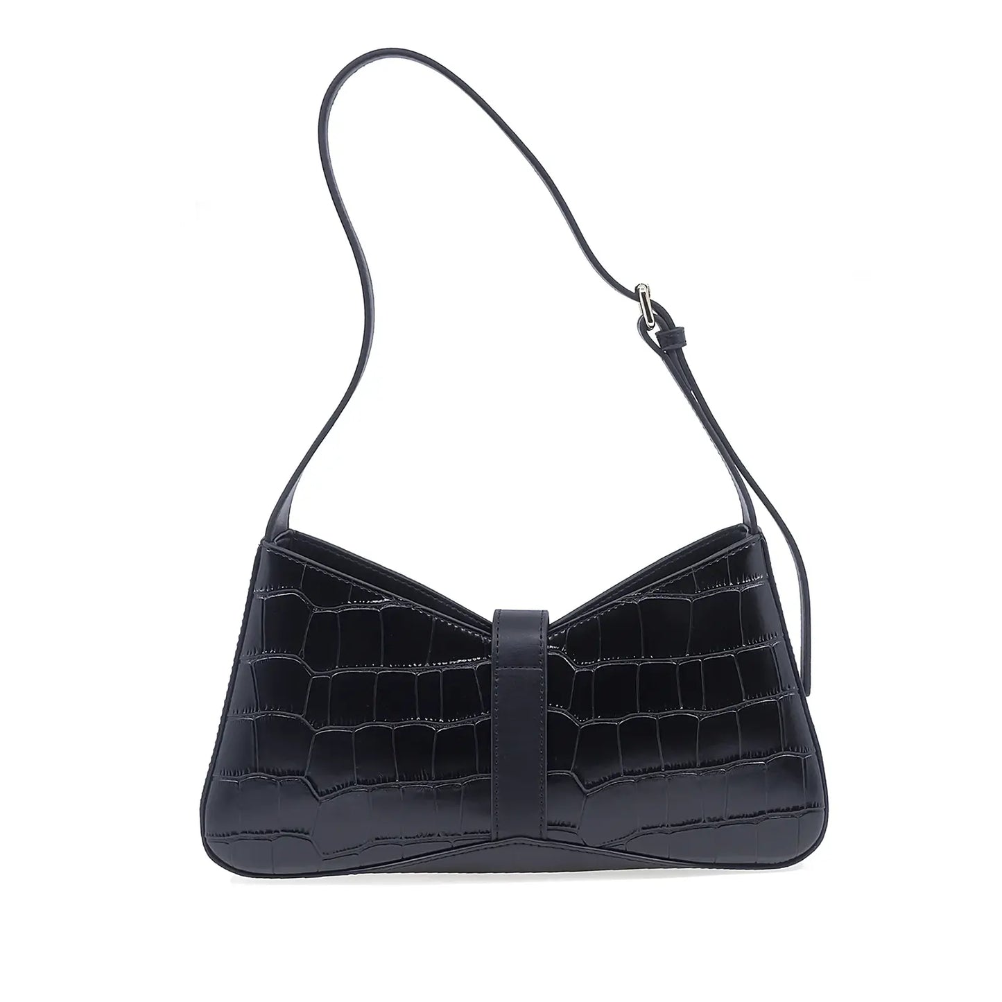 Geantă damă Anna Viotti piele naturala CS9291-001 neagra