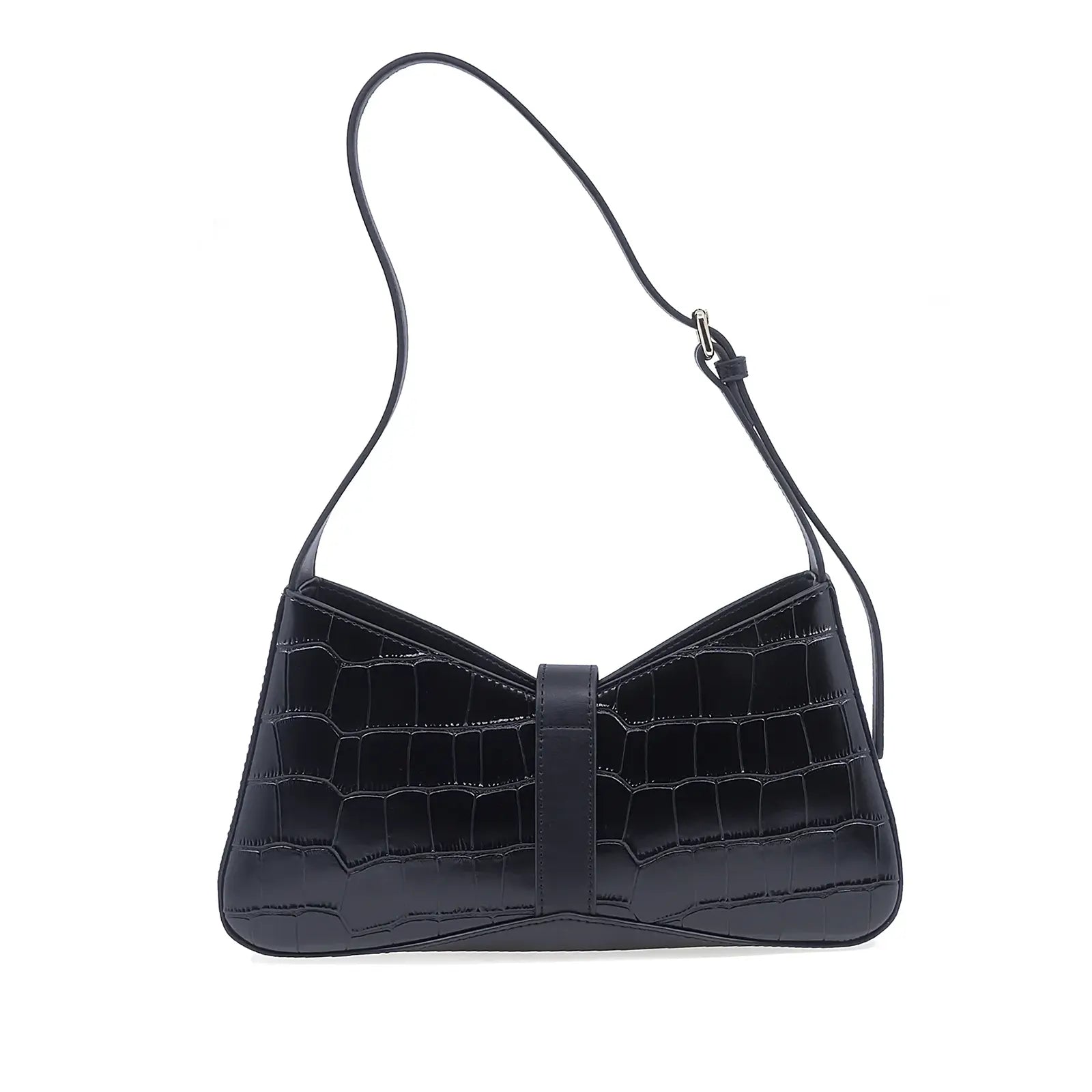 Geantă damă Anna Viotti piele naturala CS9291-001 neagra