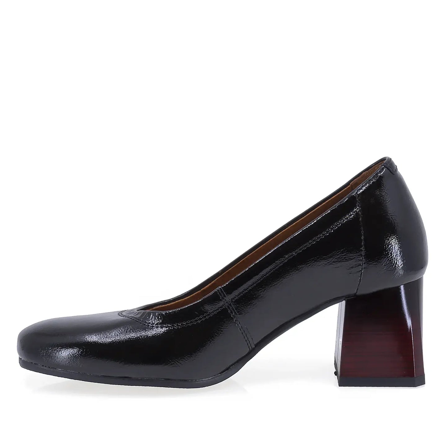 Pantofi dama eleganti Anna Viotti piele lacuita D63-1199 negru